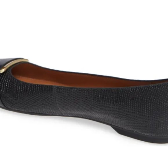 Calvin Klein Oneta Black Ballet Flat 8.5M - Picture 3 of 4
